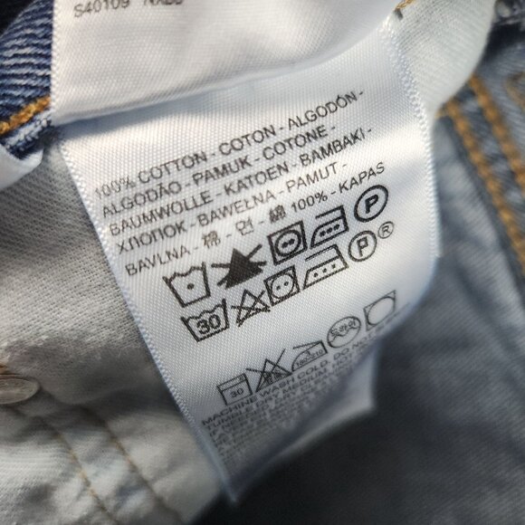 Levis Jeans Mens 36x32 Blue 517 Distress Faded Cowboy Western Ranch Hand Rodeo a - Picture 7 of 15